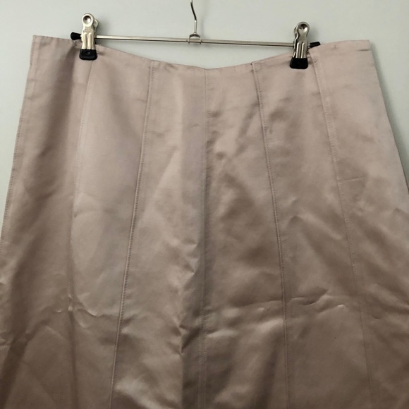 Chaiken Pastel Pink A-Line Silk Skirt - Picture 3 of 10